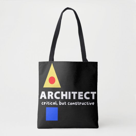 Mazipoodles Architect Critical Tote Bag (Voorkant)