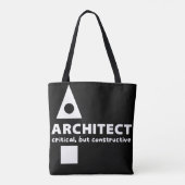 Mazipoodles Architect Critical Tote Bag (Achterkant)