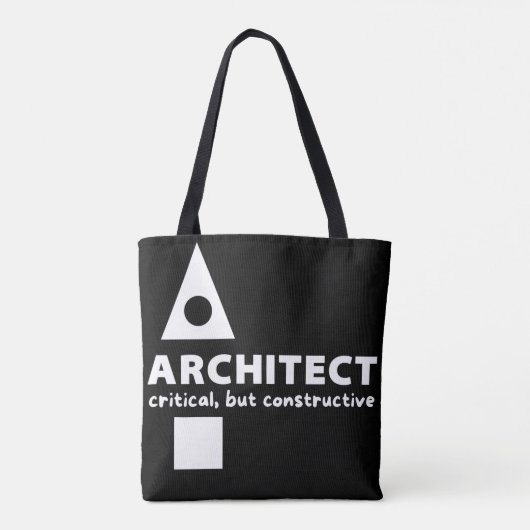 Mazipoodles Architect Critical Tote Bag (Achterkant)