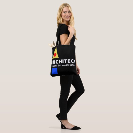 Mazipoodles Architect Critical Tote Bag (Op model)