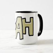 Mazipoodles Bah Humbug Pastel Olijf Mok (Voorkant rechts)