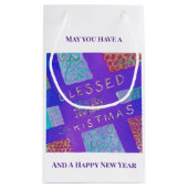 MAZIPOODLES Blessed Christmas  Klein Cadeauzakje (Achterkant)