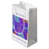 MAZIPOODLES Blessed Christmas  Klein Cadeauzakje (Voorkant Gekanteld)