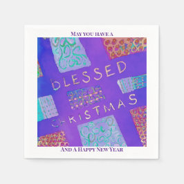 MAZIPOODLES Blessed Christmas  Servet