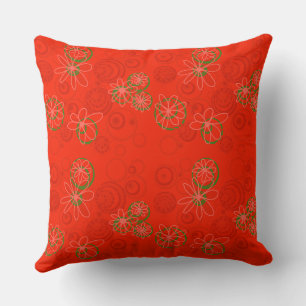 Mazipoodles Bloembellen - Tomaat Rood Groen Kussen