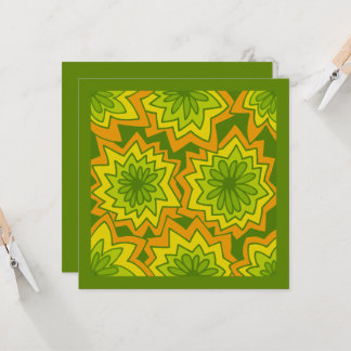 Mazipoodles Bloemige Vuurwerk Patroon 041 Kaart