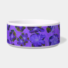 Mazipoodles Botanische Tuin - Violet Paarse Voerbakje