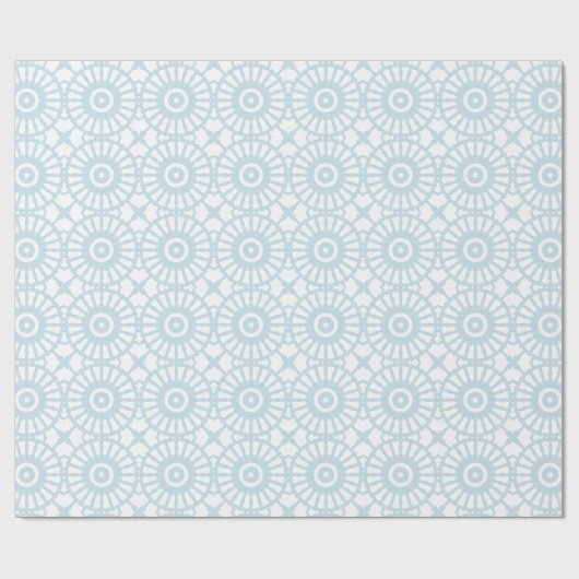 Mazipoodles caleidoscoop S - eendenei blauw wit Cadeaupapier (Vlak)