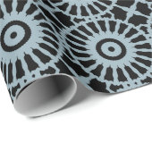 Mazipoodles caleidoscoop S - eendenei blauw zwart Cadeaupapier (Rol Hoek)