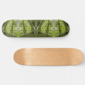 MAzipoodles Diamond Eyes Collage Olive Persoonlijk Skateboard (Horizontaal)