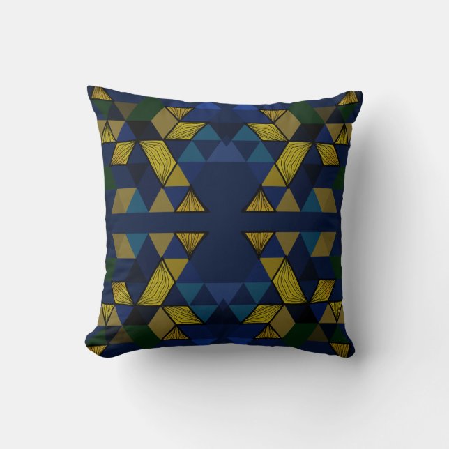 Mazipoodles Driehoek Diamant Trapezium 1 Kussen (Voorkant)