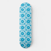 MAZIPOODLES Etnische Zonne Mid Century Modern 03 Persoonlijk Skateboard (Voorkant)