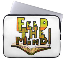 MAZIPOODLES Feed The Mind 006 Laptop Sleeve