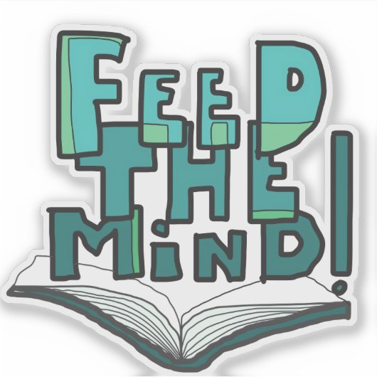 MAZIPOODLES Feed The Mind 066 Sticker (Voorkant)