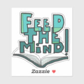 MAZIPOODLES Feed The Mind 066 Sticker (Vel)