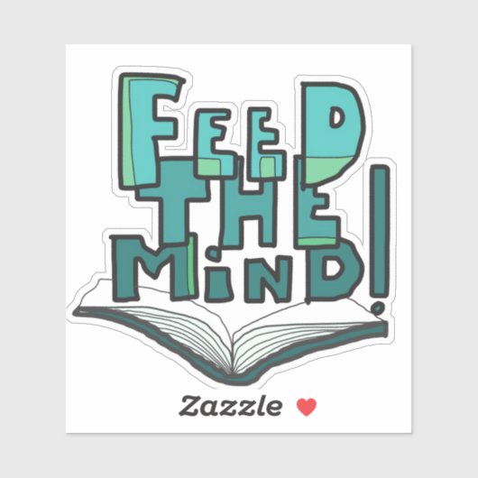 MAZIPOODLES Feed The Mind 066 Sticker (Vel)