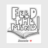 MAZIPOODLES Feed The Mind 077  Sticker (Vel)