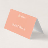 MAZIPOODLES Gebloemde Gestreepte Geribbelde Brei N Visitekaartje (Achterkant)