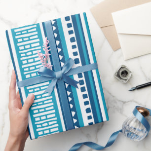 MAZIPOODLES Gestreept Geribd Breipatroon 088 B Cadeaupapier