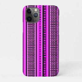 MAZIPOODLES Gestreepte geribbelde breipatroon 001  Case-Mate iPhone Case