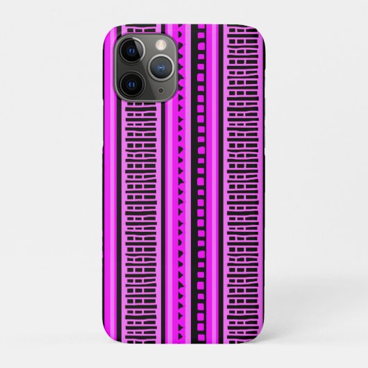 MAZIPOODLES Gestreepte geribbelde breipatroon 001  Case-Mate iPhone Case (Achterkant)