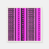 MAZIPOODLES Gestreepte geribbelde breipatroon 001 Servet (Voorkant)