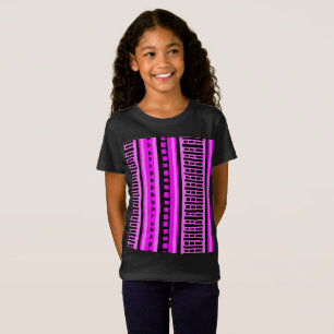 MAZIPOODLES Gestreepte geribbelde breipatroon 001  T-shirt