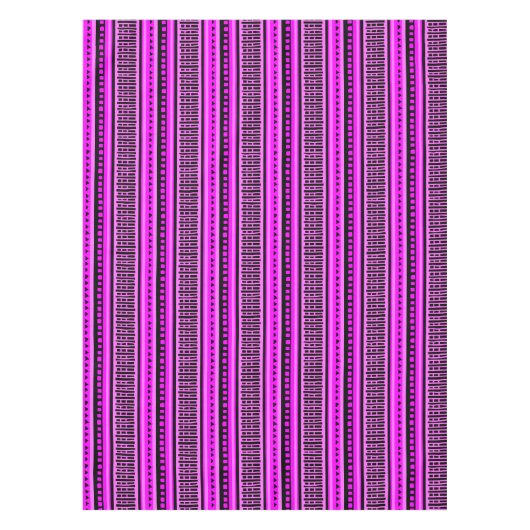 MAZIPOODLES Gestreepte geribbelde breipatroon 001 Tafelkleed (Voorkant)