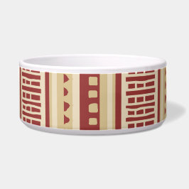 MAZIPOODLES Gestreepte geribbelde breipatroon 010 Voerbakje