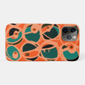 MAZIPOODLES I Spy Eye Orange Teal Black Case-Mate iPhone Case (Achterkant (horizontaal))