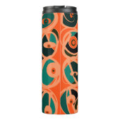 MAZIPOODLES I Spy Eye Orange Teal Black Thermosbeker (Achterkant)