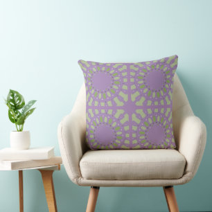 Mazipoodles Kaleidoscoop Wiel K Stoffige Lila Munt Kussen