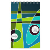 Mazipoodles Kalender Abstract Surfen 2024 (Hoes)