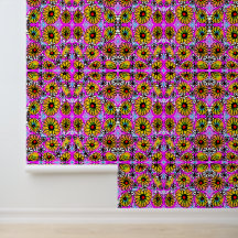 Mazipoodles Liefde Bloemen - Rainbow Black