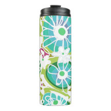 Mazipoodles Love Flowers - Groen Blauwgroen Paarse