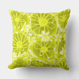 Mazipoodles Love Flowers - Limoen Wit Kussen