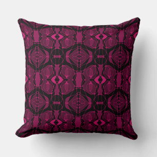 Mazipoodles Neuro Art - Magenta Zwart Kussen