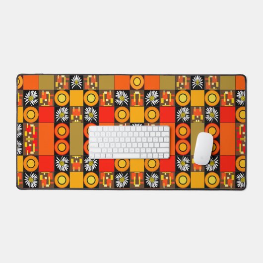 Mazipoodles Patchwork Quilt 1 Bureaumat (Keyboard & Muis)