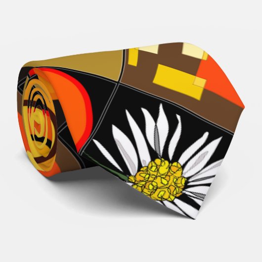 Mazipoodles Patchwork Quilt 1 Stropdas (Opgerold)