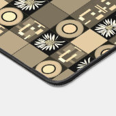 Mazipoodles Patchwork Quilt 2 Sepia Bureaumat (Hoek)