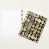 Mazipoodles Patchwork Quilt 2 Sepia Planner (Display)