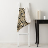 Mazipoodles Patchwork Quilt 2 Sepia Sherpa Deken (In situ)