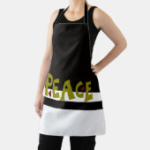 MAZIPOODLES Peace Olive Green 1 Schort (Insitu)