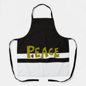 MAZIPOODLES Peace Olive Green 1 Schort (Voorkant)