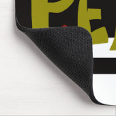 MAZIPOODLES Peace Olive Green Muismat (Hoek)