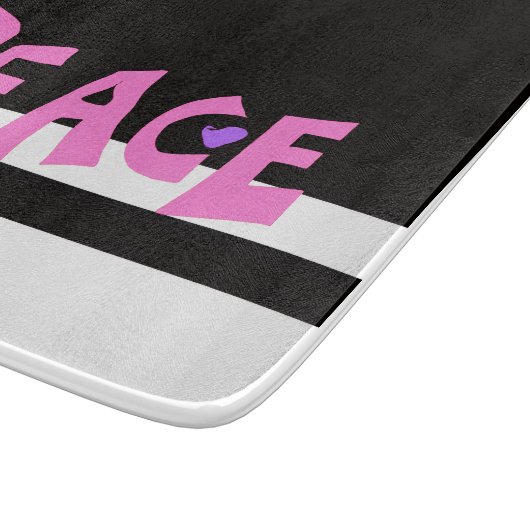 MAZIPOODLES Peace Pink Snijplank (Hoek)