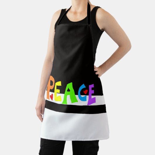 MAZIPOODLES Peace Rainbow 1 Schort (Insitu)