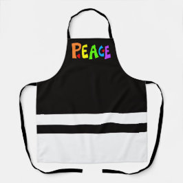 MAZIPOODLES Peace Rainbow 2 Schort