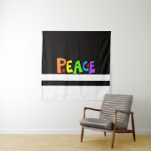 MAZIPOODLES Peace Rainbow Wandkleed (In situ)