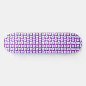 Mazipoodles Polka Dot Donuts - Paarse Lavendel Persoonlijk Skateboard (Horizontaal)
